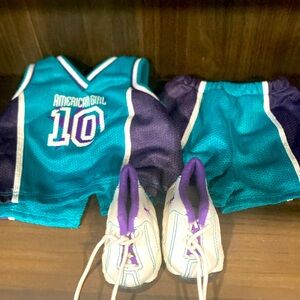 American Girl Basketball Uniform with Shoes